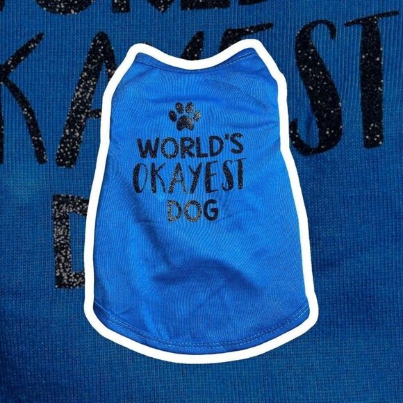 Handcrafted funny Dog Tshirt, dog clothing, dog apparel, dog clothes, pet clothe - Picture 1 of 3